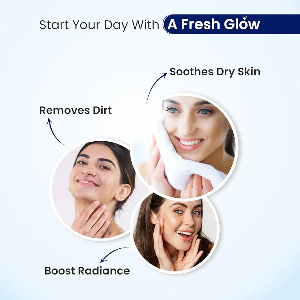 CO Beauty Foaming Face Wash with Salicylic Acid, Glycolic Acid & Aloe Vera (100ml)