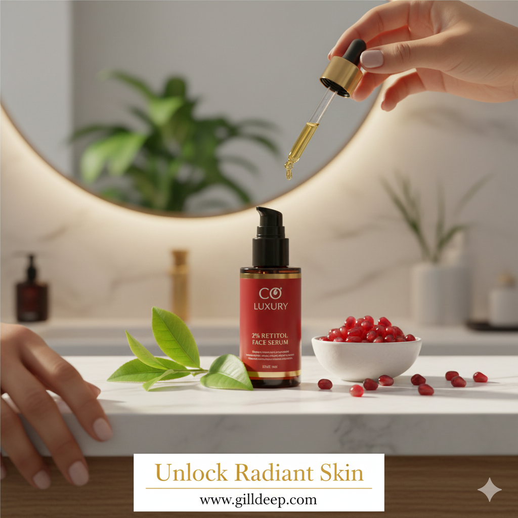 CO LUXURY 2% Retinol Face Serum 30ml