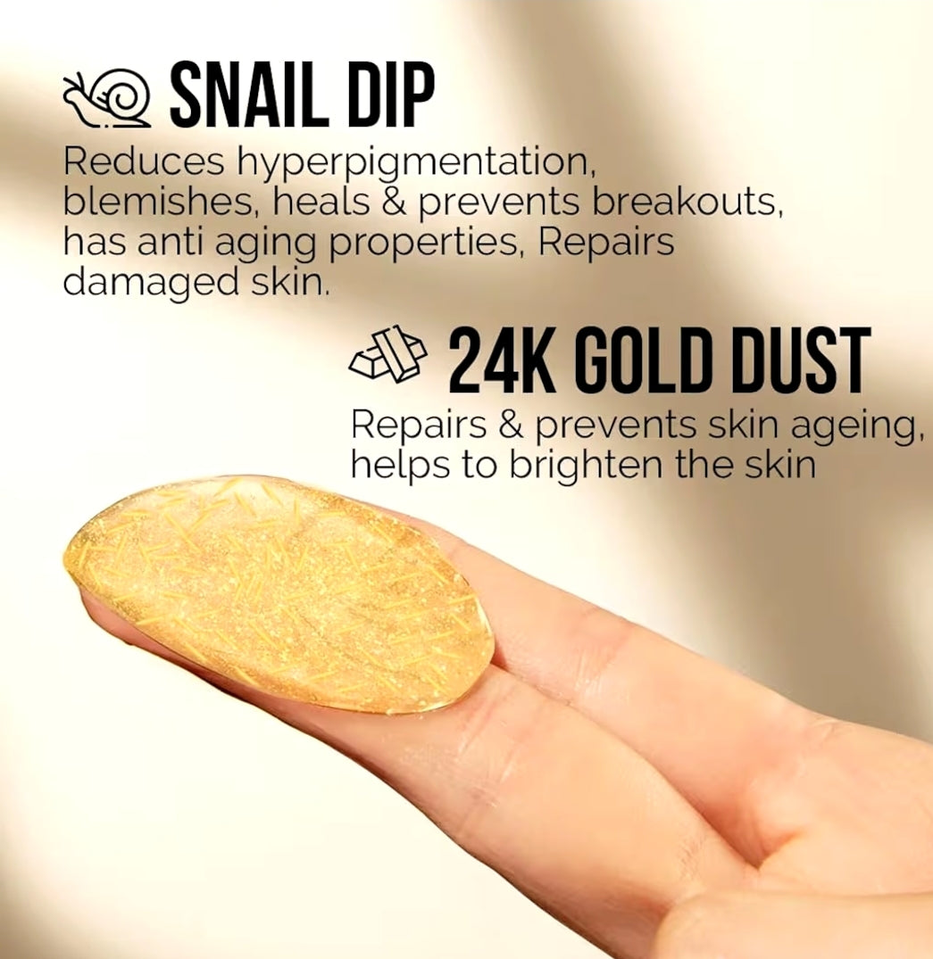 Snail Dip Face Serum (with 24K Gold) – Jumbo Pack 100ml