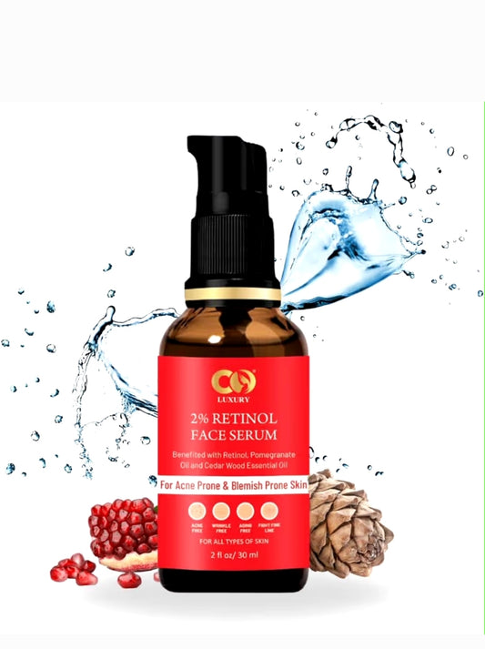 CO LUXURY 2% Retinol Face Serum 30ml
